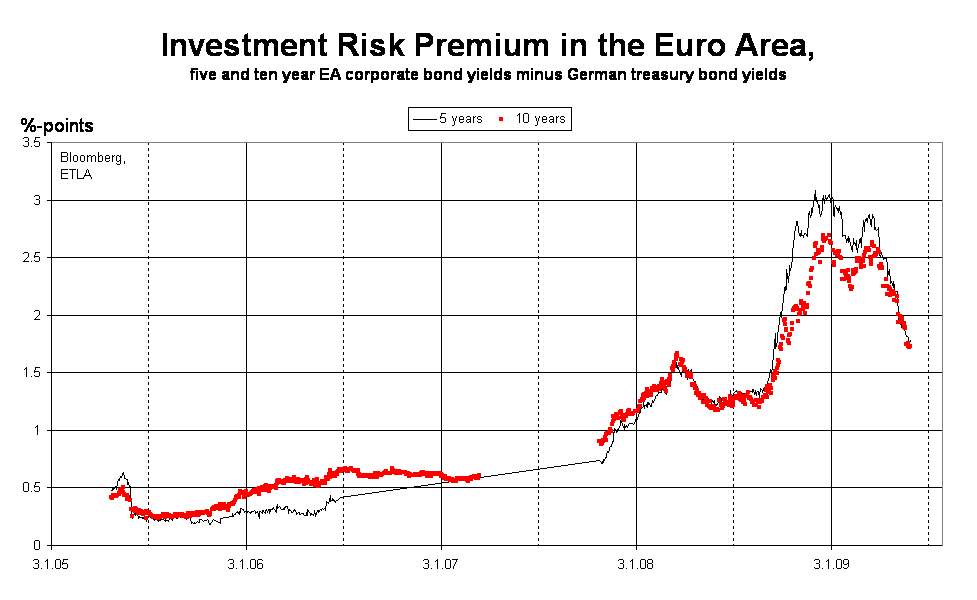 Investment Risk Premium in the Euro Area